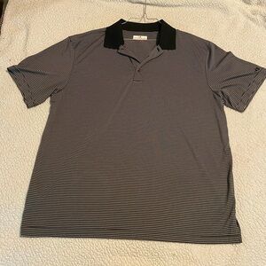 Grand Slam Black and White Polo Shirt